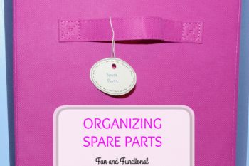 HOW TO ORGANIZE SPARE PARTS