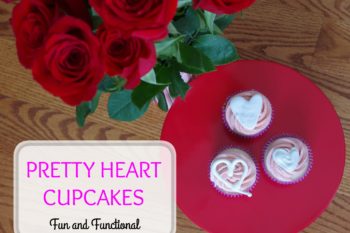 PRETTY HEART CUPCAKES