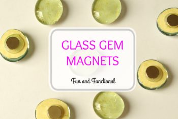 DIY GLASS GEM MAGNETS