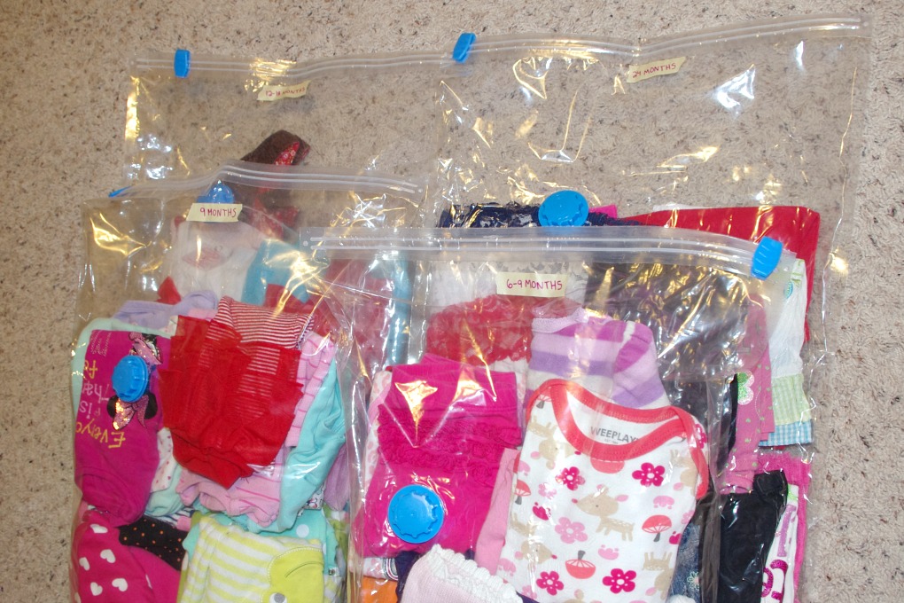 Storage, Baby Clothes, Girl Clothes, Ziploc, Vacuum Bags