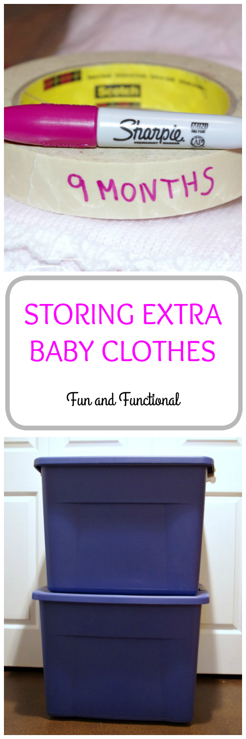 Storing Baby Clothes