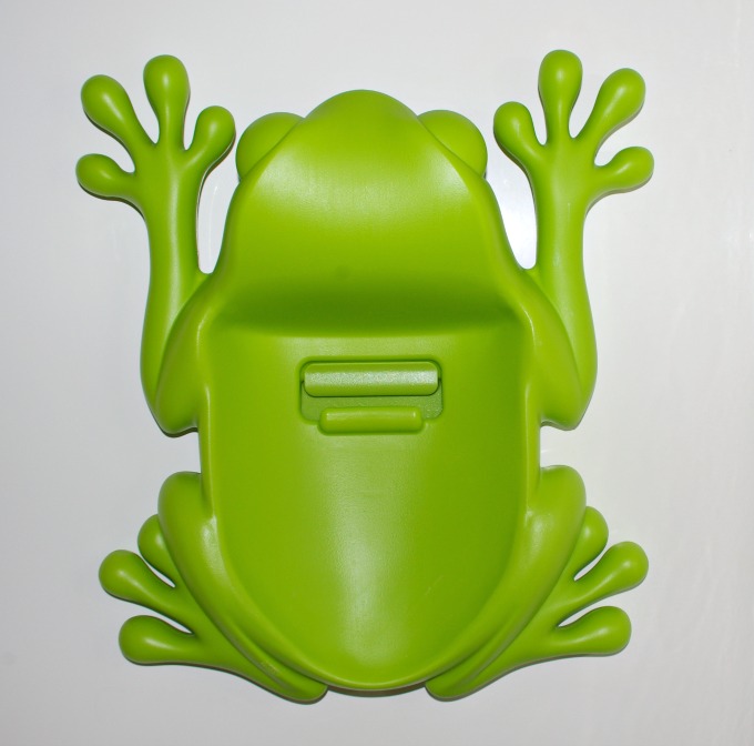 boon frog bath toy holder