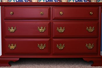 DRESSER MAKEOVER FOR BASEBALL NURSERY