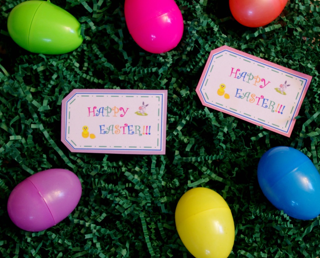Happy Easter, Happy Easter Tags, Happy Easter Printable, Free Printable, Free Printables, Printable, Printables, Easter Labels, Organized Gift Tags