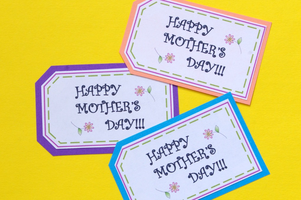 Mother’s Day, Gift Tags, Mother’s Day Gift Tags, Mother’s Day Printable, Free Printable, Free Printables, Printable, Printables, Organized Gift Tags