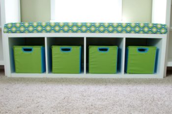 A FUN BENCH SEAT FOR THE PLAYROOM