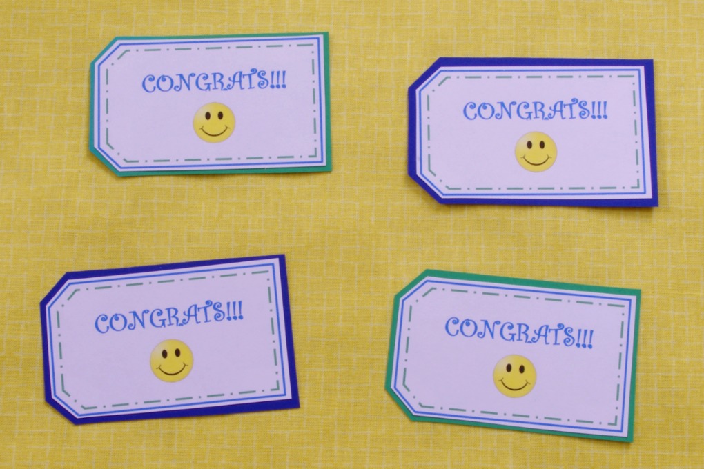 Check out this post to snag some free printable Congrats tags! They will bring a smile to the person you are congratulating! | #gift #gifttag #printable