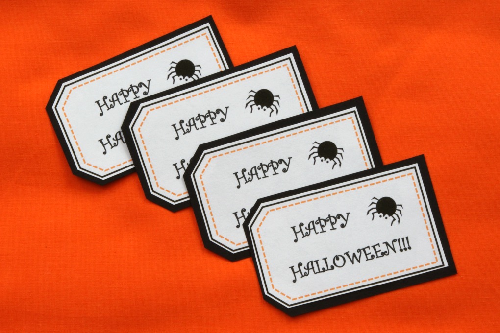 Free Printable Halloween Tags for Goodie Bags