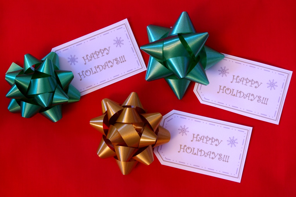 Check out this post to snag some free printable Happy Holiday tags! These fun gift tags will look beautiful on any present! | #gift #gifttag #printable #funandfunctionalblog