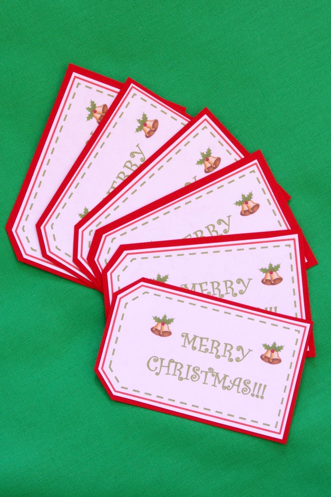 Check out this post to snag some free printable Merry Christmas tags! These gift tags will look beautiful on any Christmas present! | #gift #gifttag #printable #funandfunctionalblog